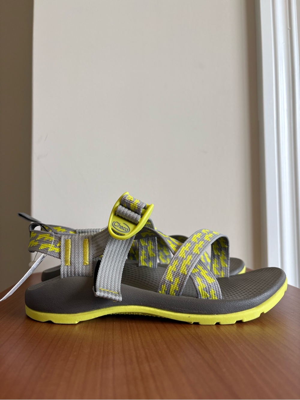Chaco Kids Z1 Ecotread Sandals - Bolt Neon Youth Size 3